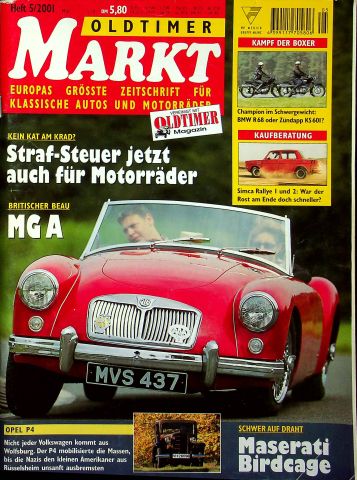 Deckblatt Oldtimer Markt (05/2001)
